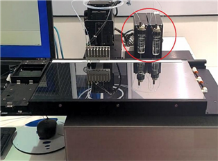 Biological reagent micro quantitative spray point equipment & platform (lh-pd801)